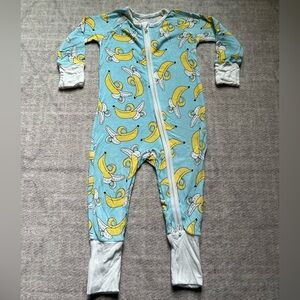 Little Sleepies OG Bananas Bamboo Zippy Pajamas (3-6 months)